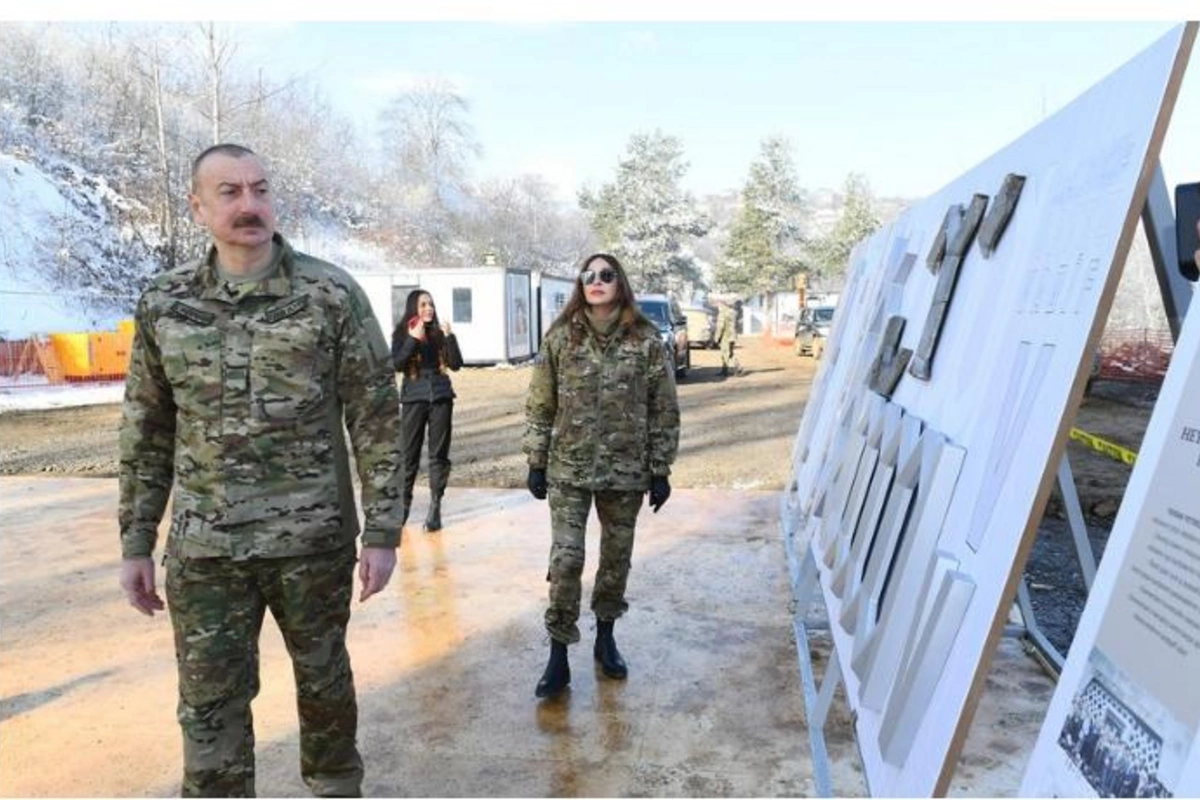 İlham Əliyev və Mehriban Əliyeva Şuşa şəhərində — FOTOLAR
