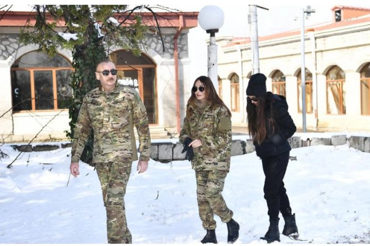 Prezident və birinci xanımın Şuşadan FOTOLARI
