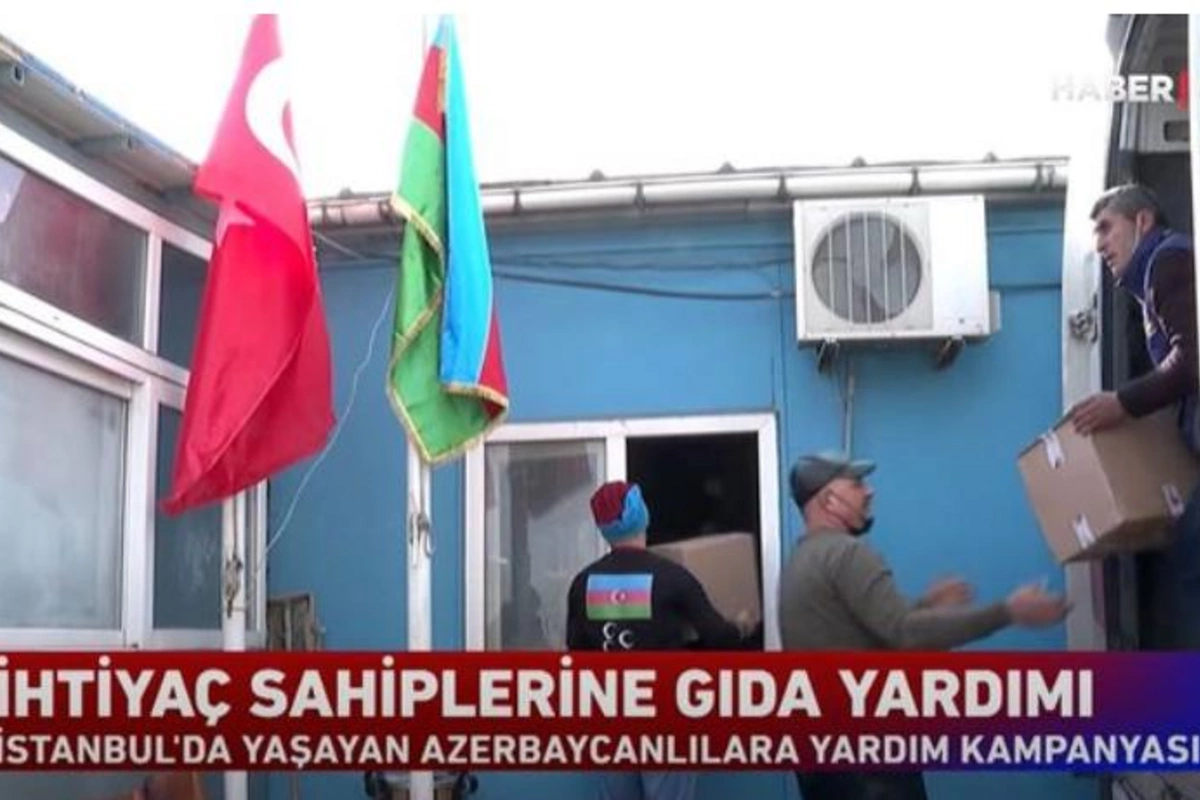 İstanbulda aztəminatlı azərbaycanlı ailələrə yardım edildi — VİDEO