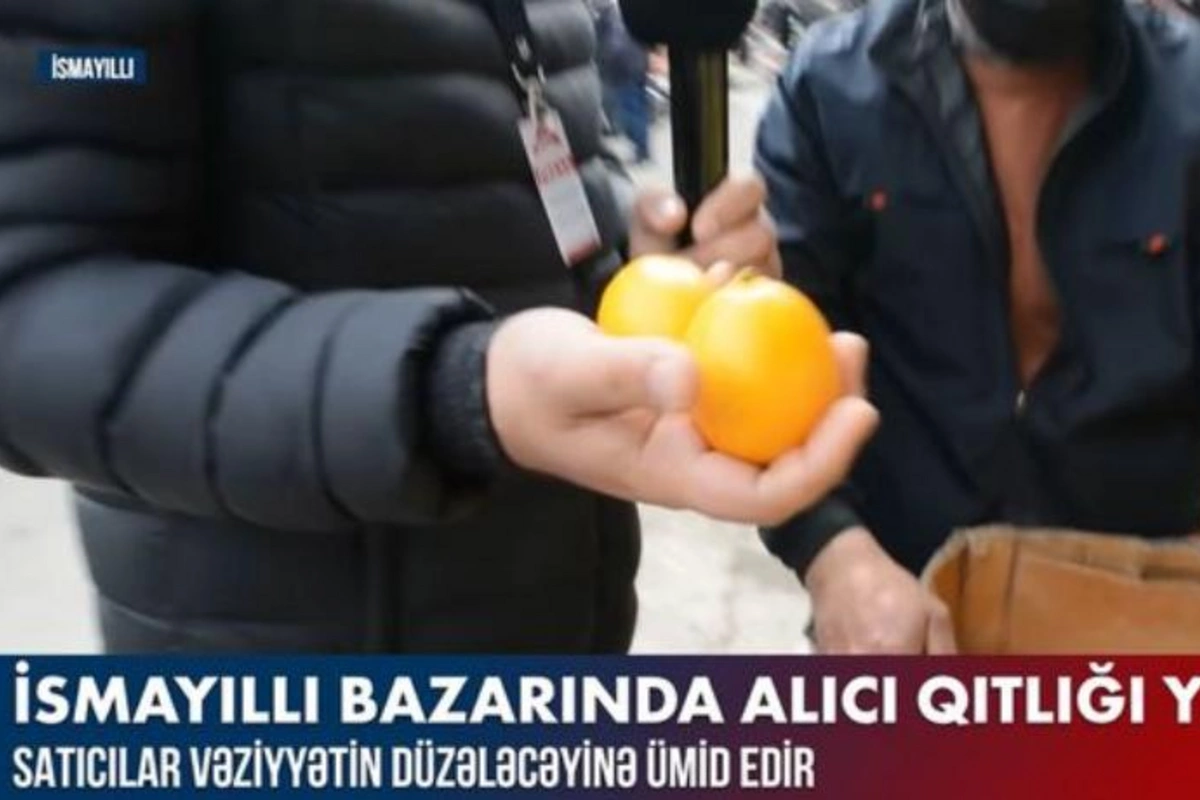 Azərbaycanın ən böyük bazarlarından birində alıcı qıtlığı — VİDEO