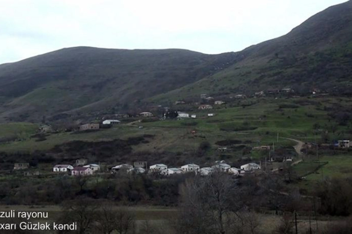 Füzulinin Yuxarı Güzlək kəndindən görüntülər — VİDEO