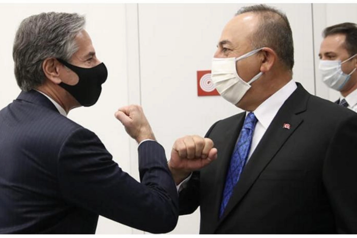 Çavuşoğlu ABŞ-ın dövlət katibi ilə görüşdü
