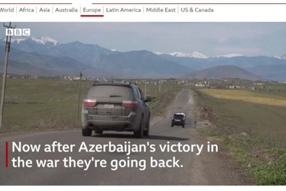 BBC işğaldan azad olunmuş ərazilərimizdən süjet hazırladı — FOTOLAR