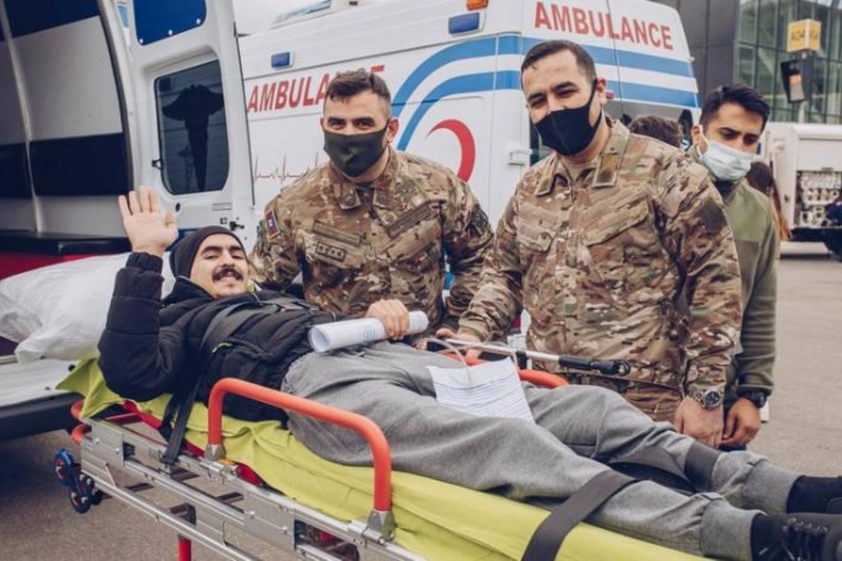Daha 27 qazi müalicə üçün Türkiyəyə göndərildi — FOTOLAR