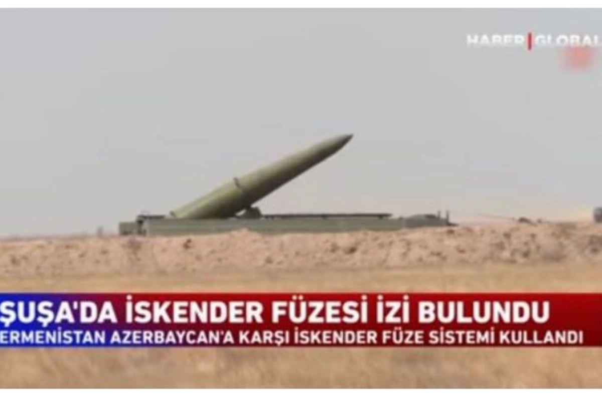 Şuşada “İskəndər” raketinin qalıqlarının tapılması Türkiyə telekanalında — VİDEO