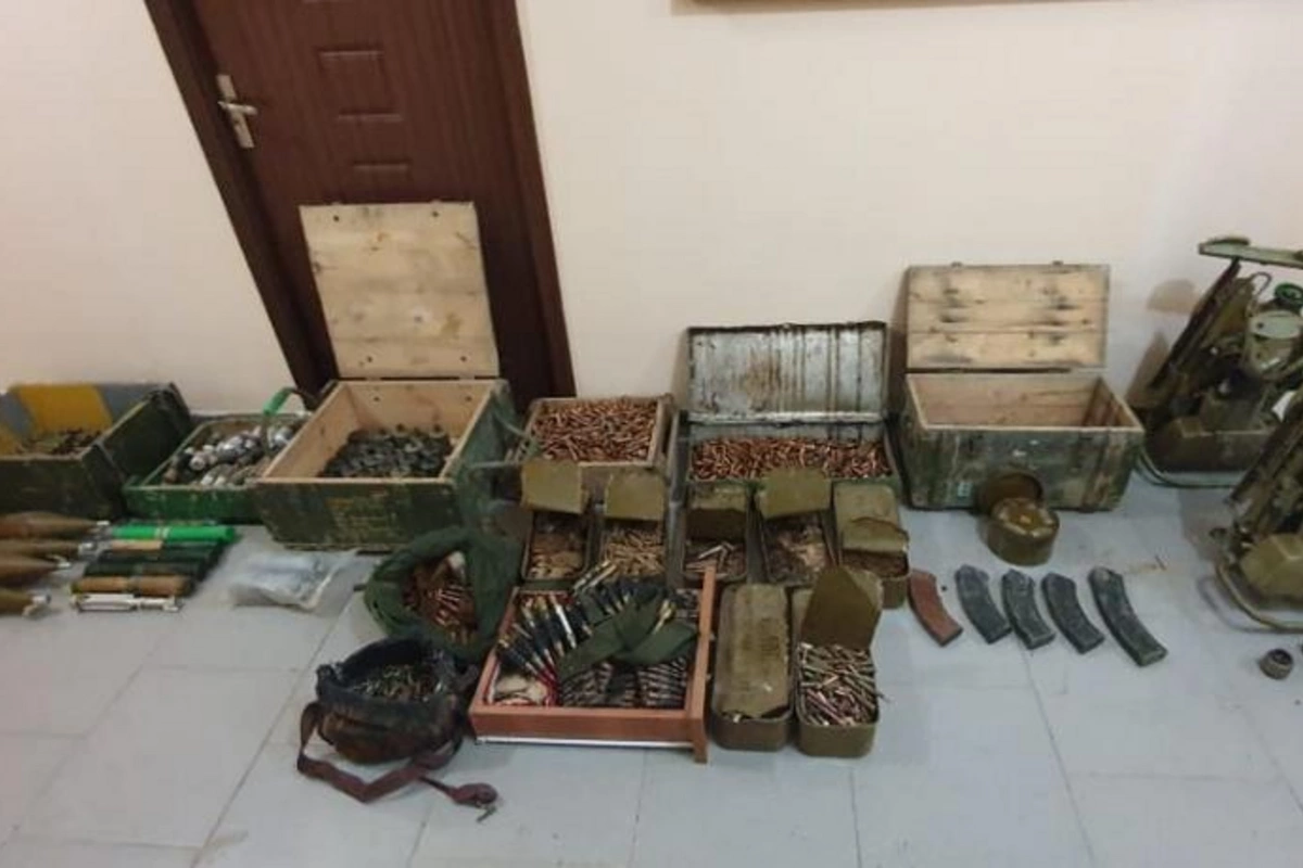 Xocavənddə düşmənin atıb qaçdığı silah-sursat aşkarlandı