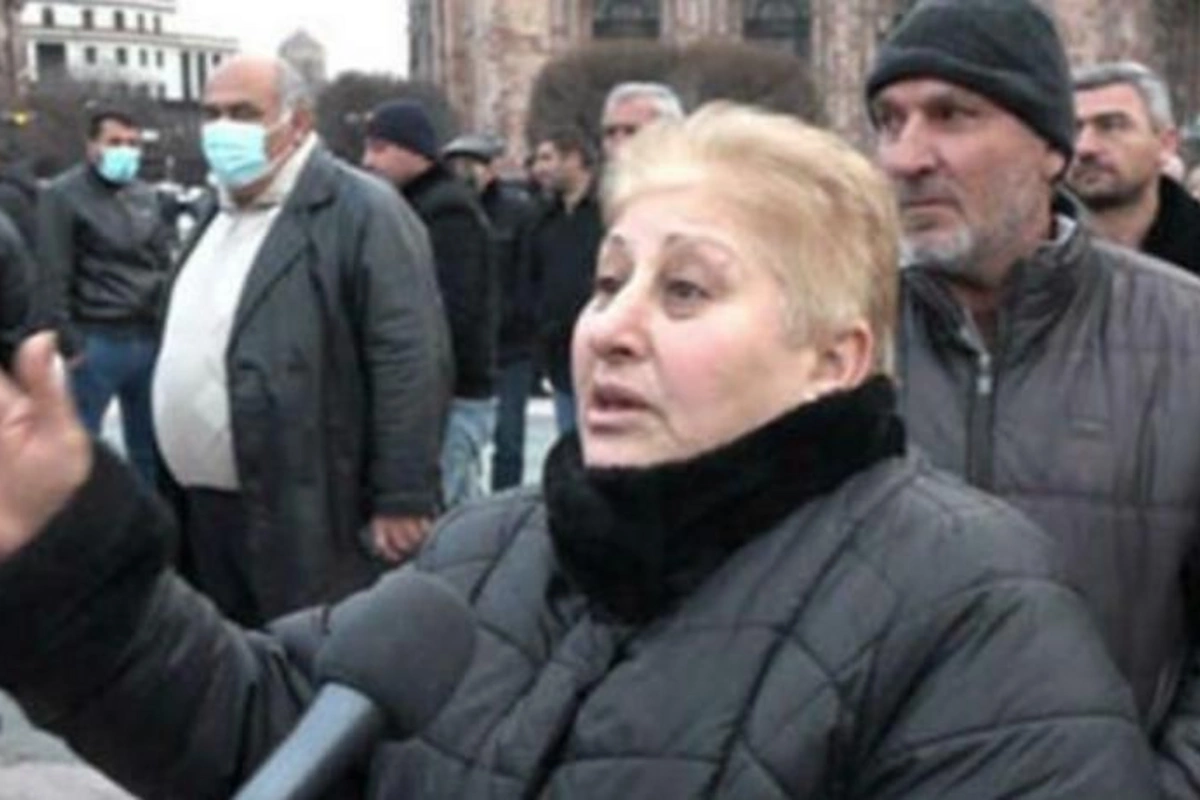 Ermənilər həqiqəti deyən qadından əl çəkə bilmirlər
