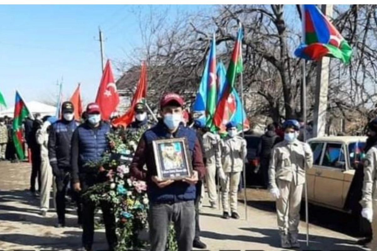 Vətən müharibəsi şəhidi dəfn edildi — FOTO
