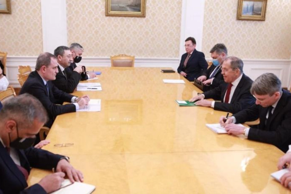 Ceyhun Bayramovla Lavrov Moskvada görüşdü — FOTO