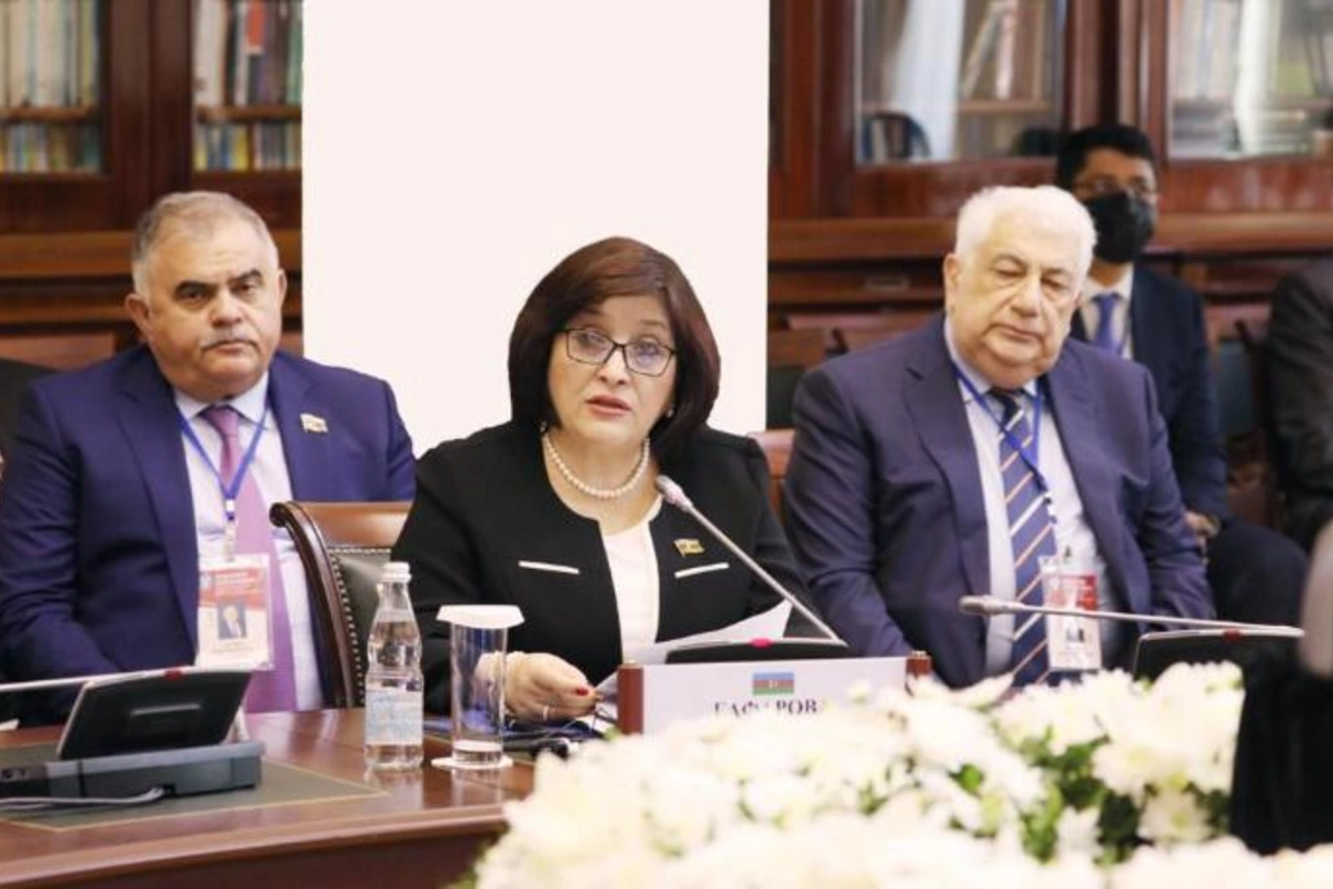 Sahibə Qafarova MDB PA-nın plenar iclasında çıxış etdi