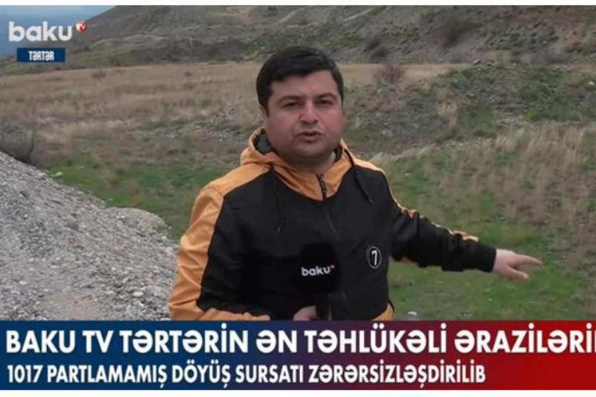 Baku TV Tərtərin ən təhlükəli ərazilərində — VİDEO
