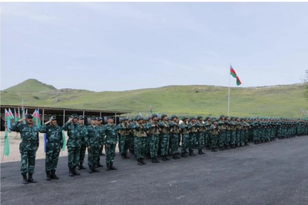 Azərbaycan Ermənistanla sərhəddə daha bir hərbi hissə yaratdı — FOTOLAR