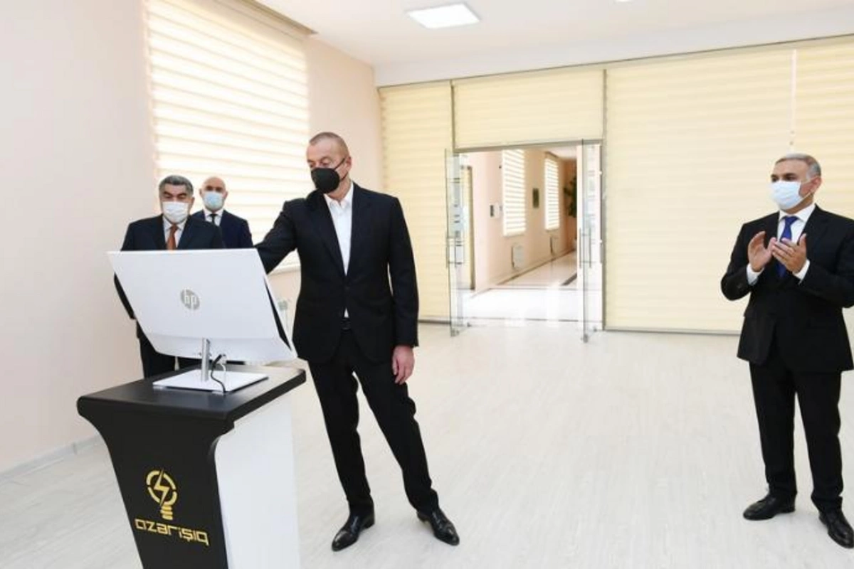 Hacıqabulda Qarasu yarımstansiyası istismara verildi — FOTOLAR