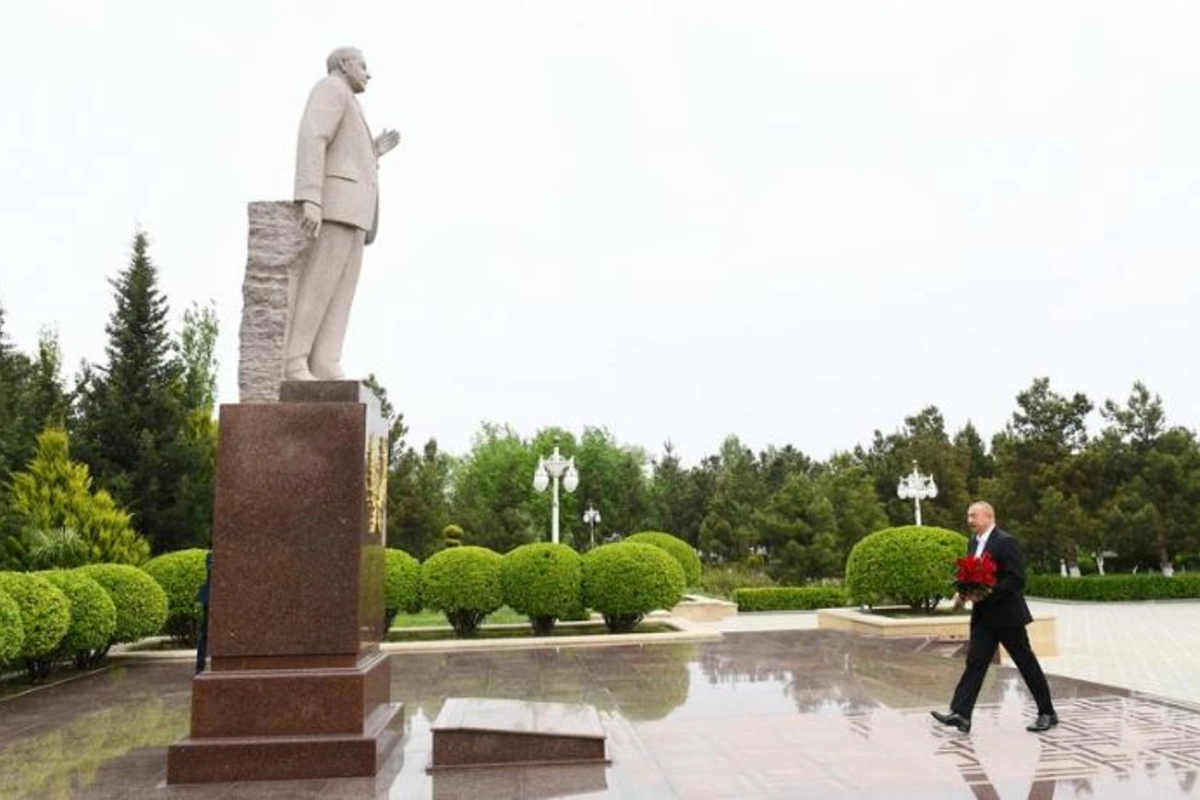 Prezident Hacıqabul rayonuna səfərə getdi