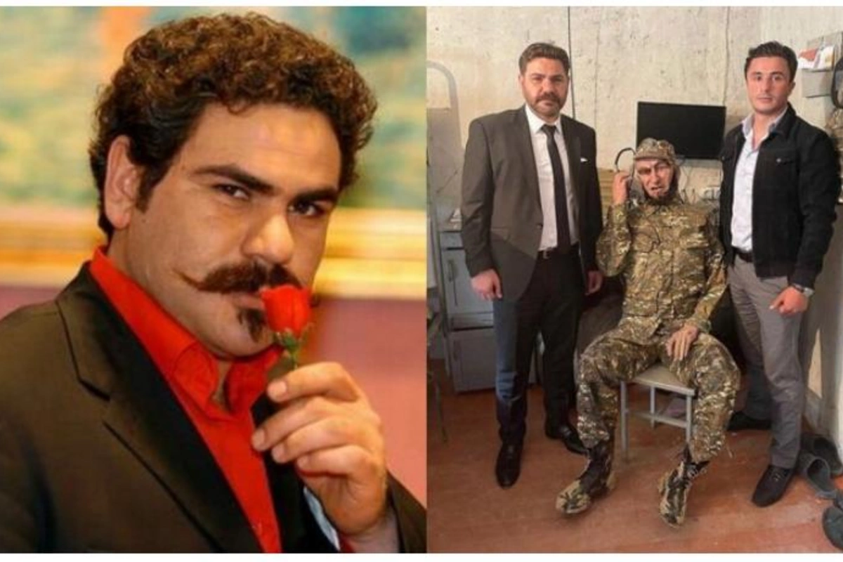 Kurtlar vadisinin aktyoru Hərbi Qənimətlər Parkında — FOTO