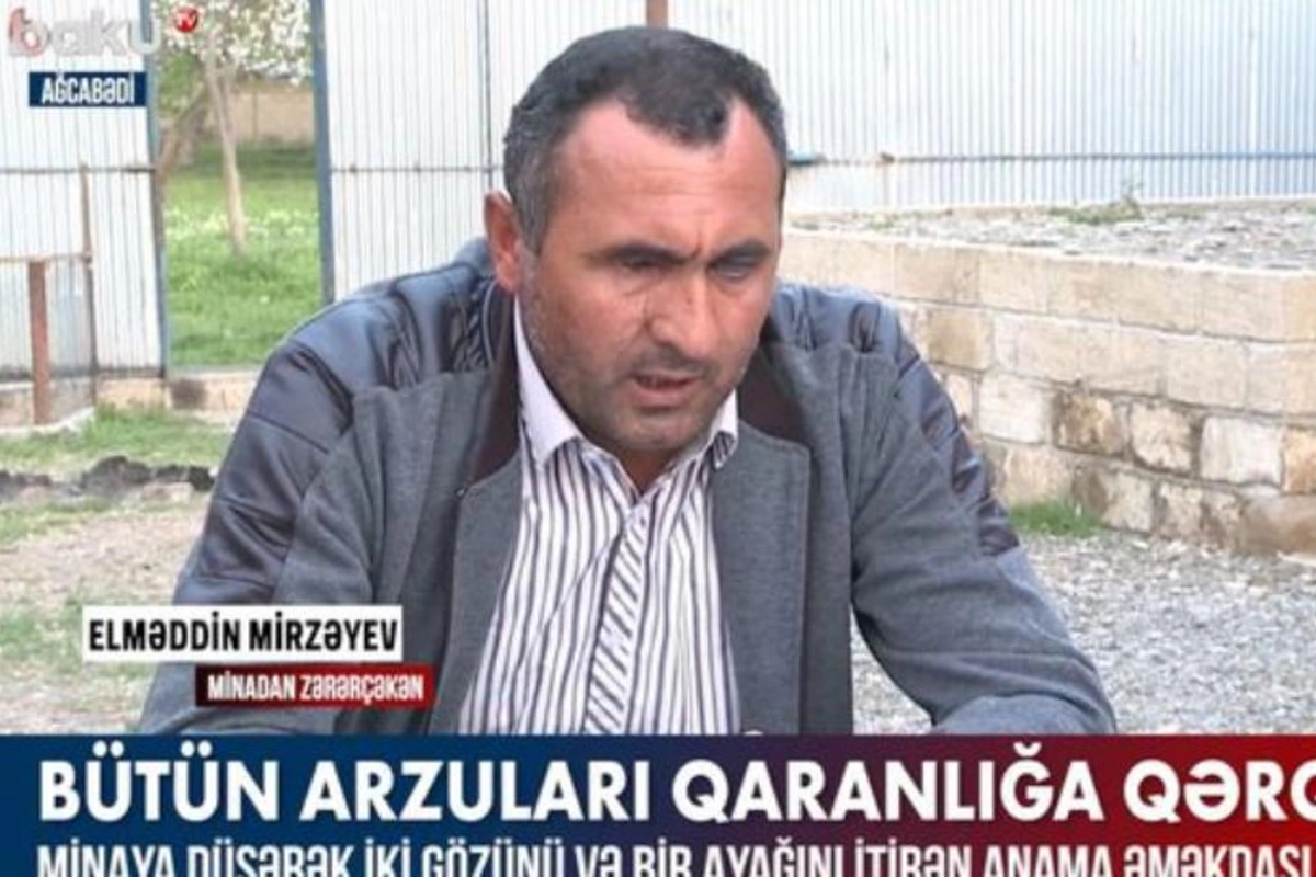 Minaya düşərək qaranlığa qərq olan ANAMA əməkdaşı — VİDEO