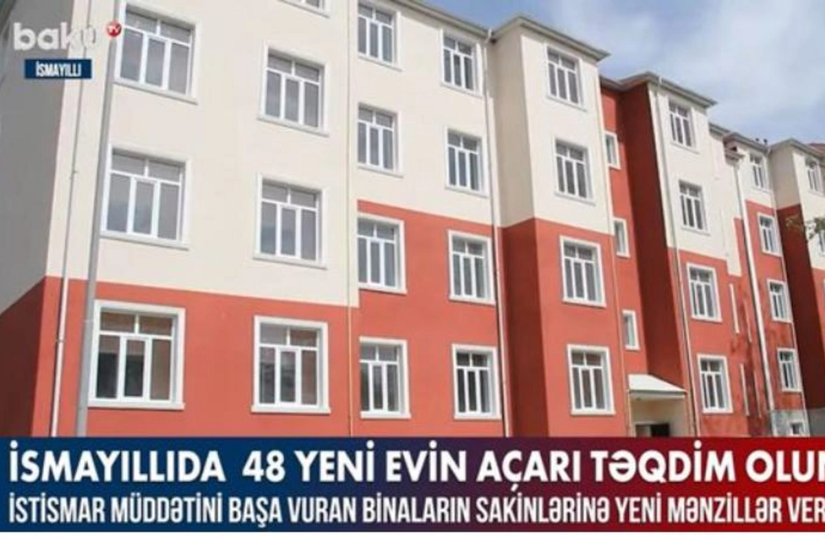 İsmayıllıda 48 yeni evin açarı sahiblərinə təqdim olundu — VİDEO