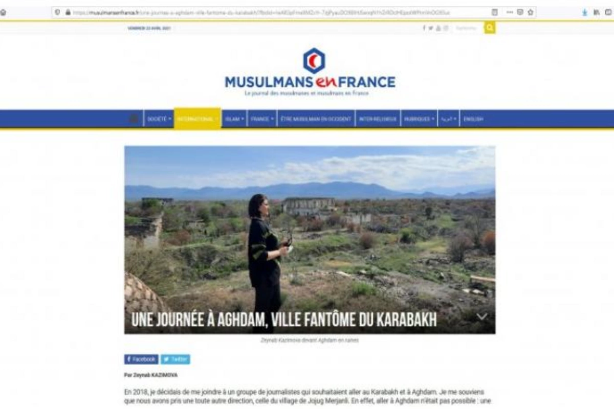 Ağdamdakı erməni vəhşiliyi Fransa mətbuatında