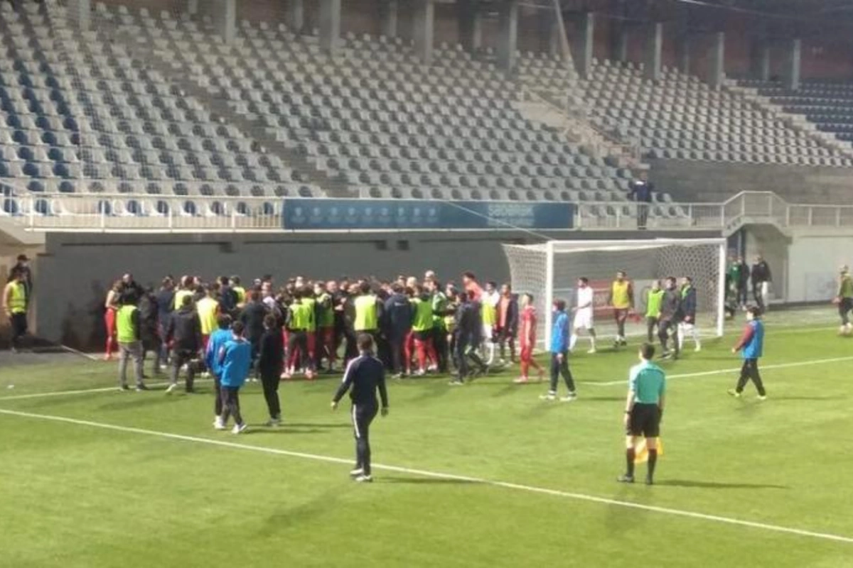 Sabah - Neftçi oyunundan sonra insident oldu