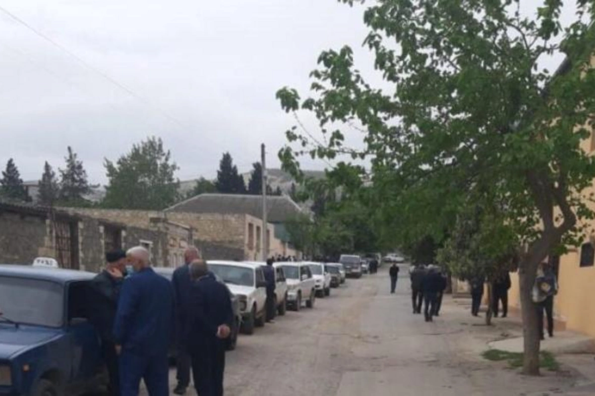 Şəmkirdə yas mərasimi keçirmək istəyən şəxslər saxlanıldı — FOTOLAR