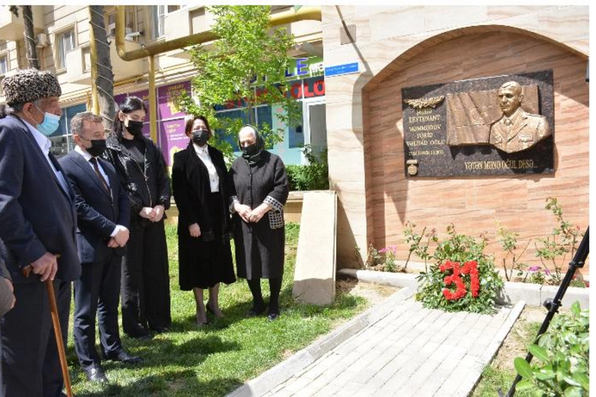 Şəhid Fərid Məmmədovun doğum günü ərəfəsində barelyefinin açılışı oldu — FOTOLAR