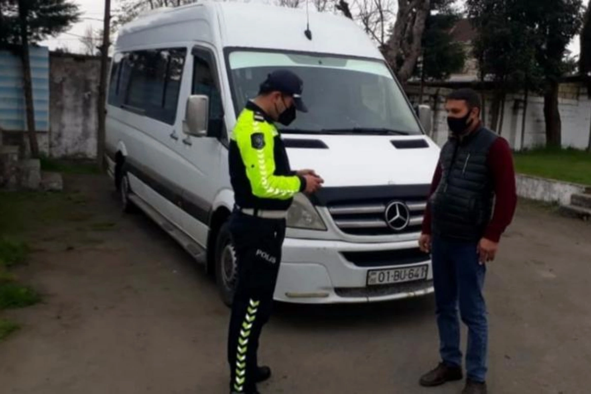 Astarada karantini pozan mikroavtobus sürücüsü aşkarlandı
