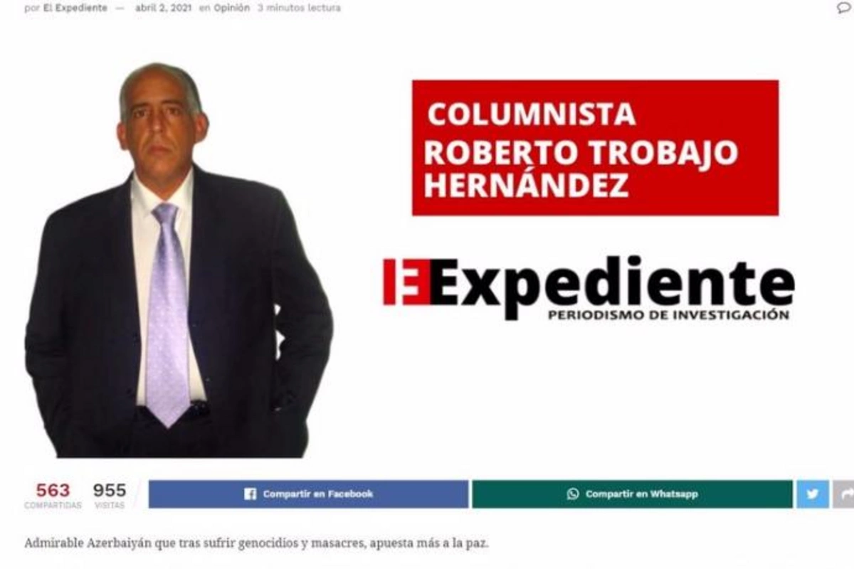 Ermənilərin xalqımıza qarşı cinayətləri Kolumbiya mətbuatında
