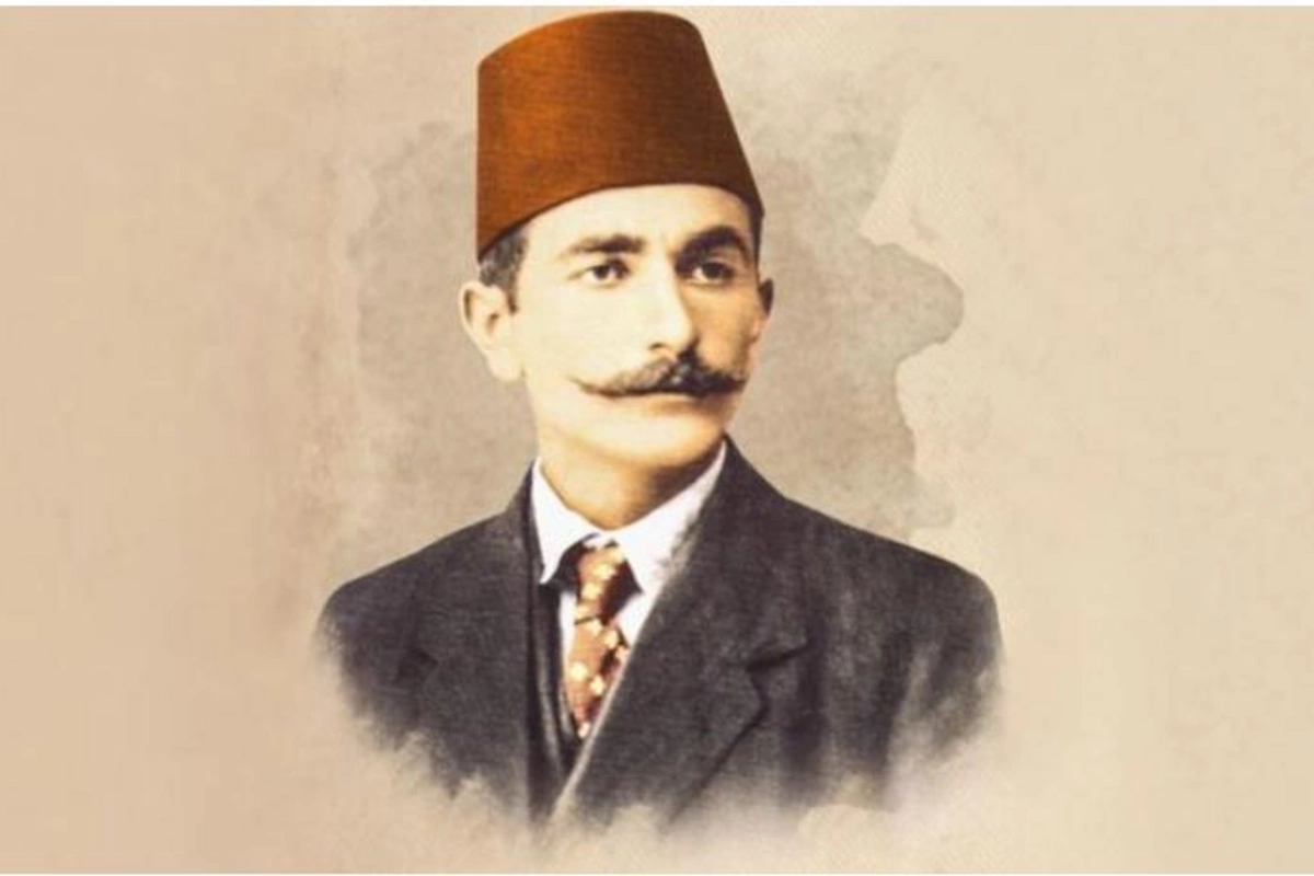 Nuru paşanın çəkdiyi Azərbaycan bayrağı — SƏNƏD