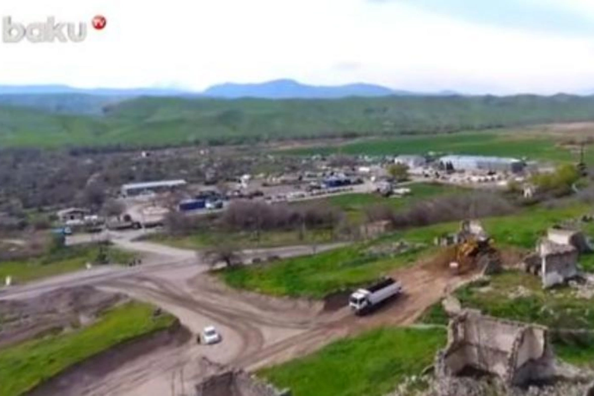 Laçına yeni yol çəkilir — VİDEO