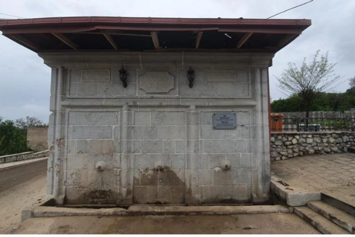 Şuşadakı Mamay bulağı öz tarixi görkəminə qaytarılır — FOTOLAR