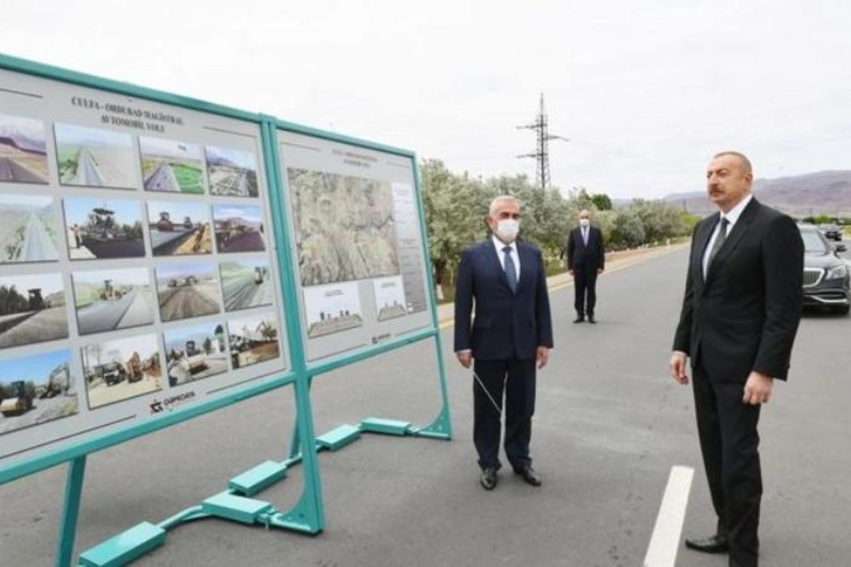 Prezident Culfa-Ordubad magistral avtomobil yolunun açılışında — YENİLƏNİB