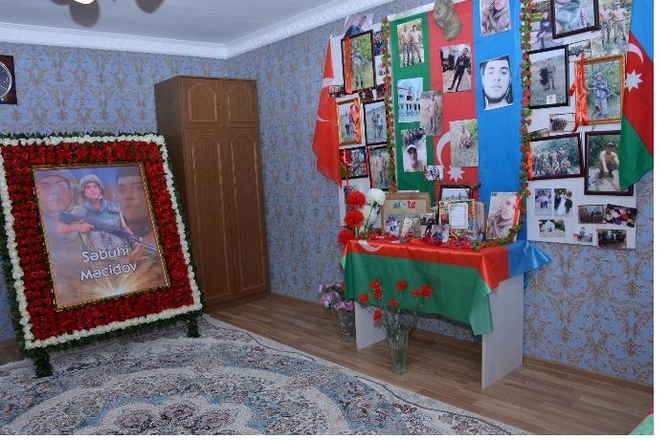İradə Gülməmmədova bayram ərəfəsində şəhid Səbuhi Məcidovun ailəsinə baş çəkdi — FOTOLAR
