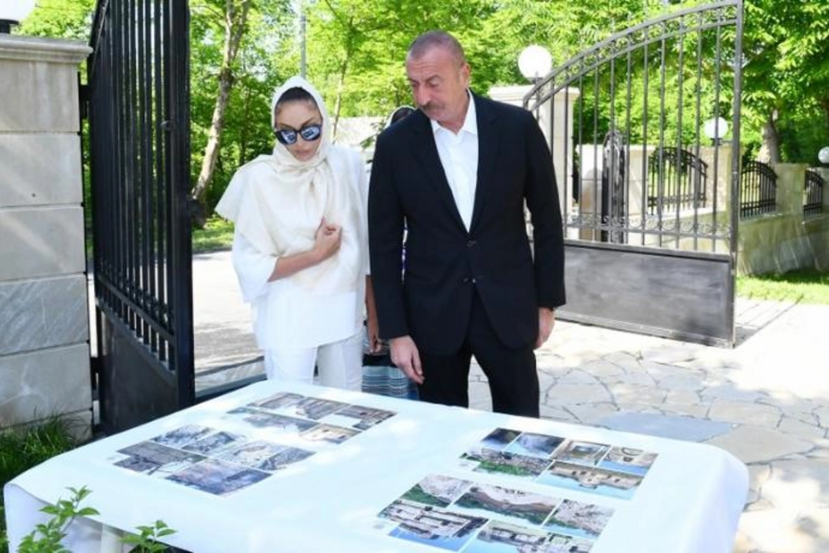 Prezident Müqəddəs Məryəm Ana Alban kilsəsində oldu — YENİLƏNİB
