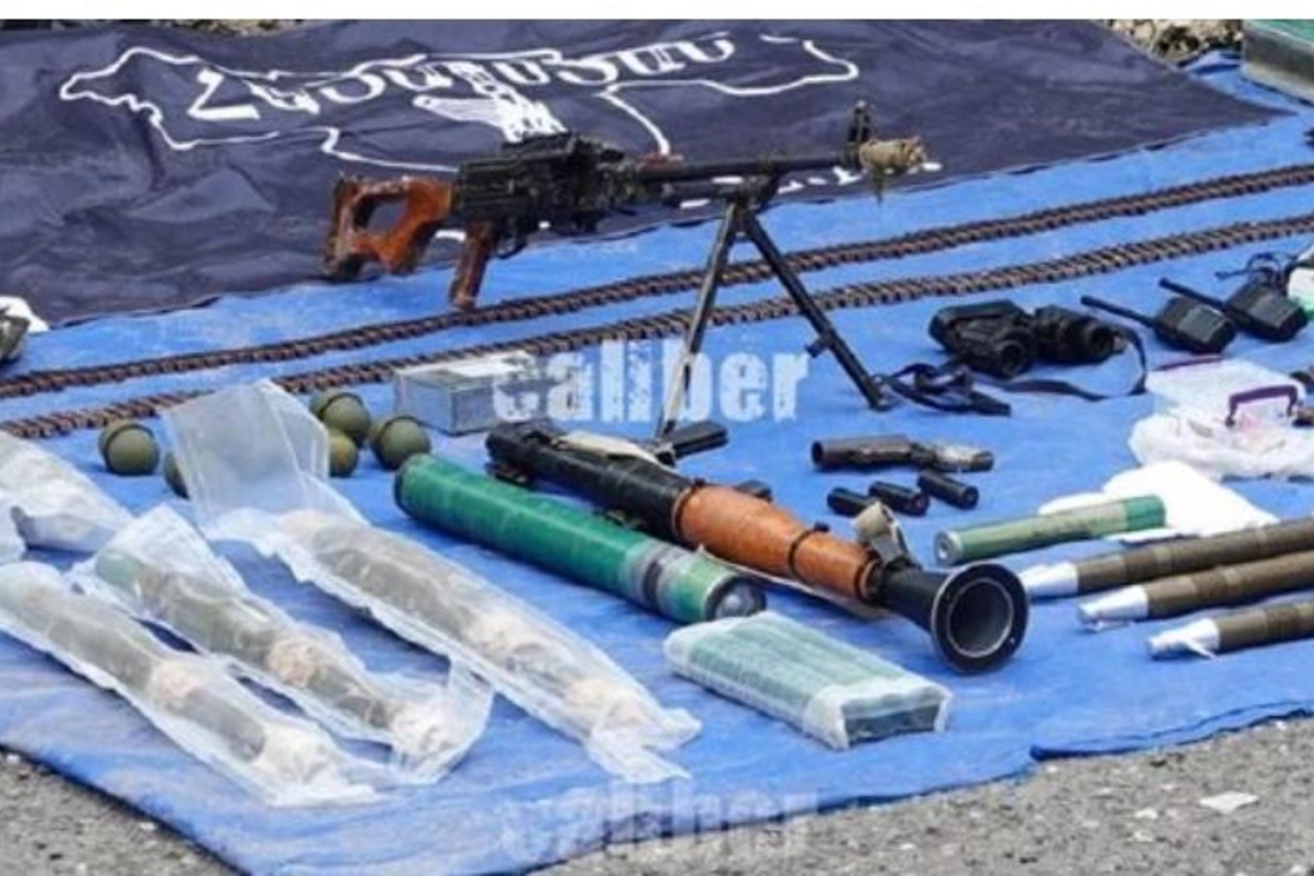 Suqovuşan yaxınlığında ASALA terrorçularının anbarı aşkarlandı — FOTO