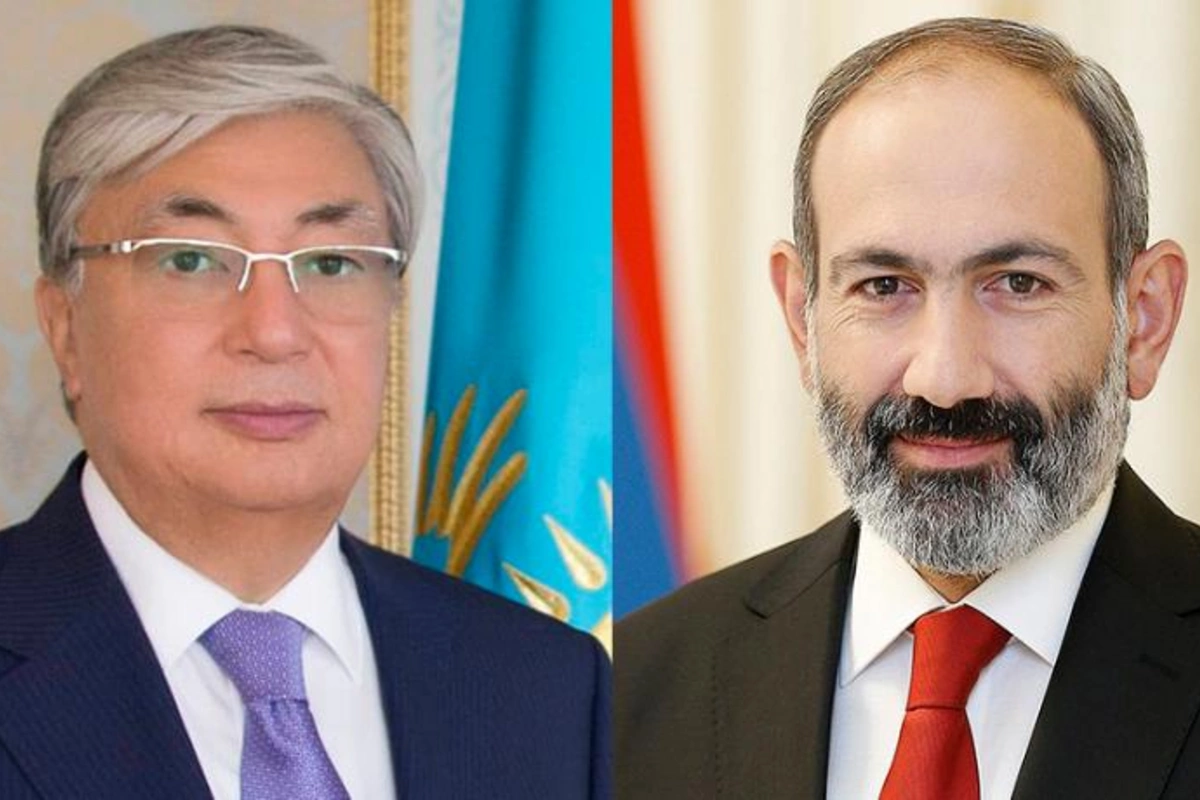 Paşinyan Qazaxıstan prezidenti ilə Zəngəzurdakı vəziyyəti müzakirə etdi