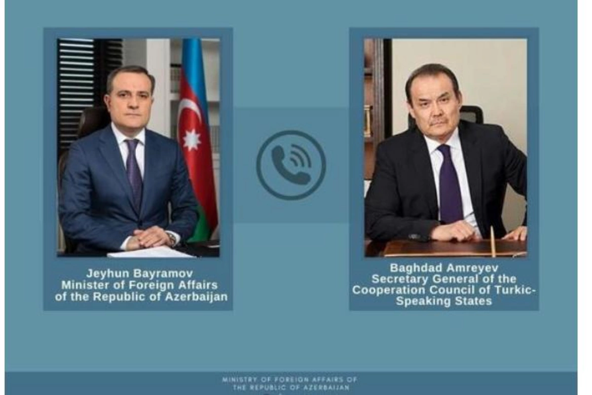 Ceyhun Bayramov Türkdilli Dövlətlərin Əməkdaşlıq Şurasının Baş katibi ilə danışdı