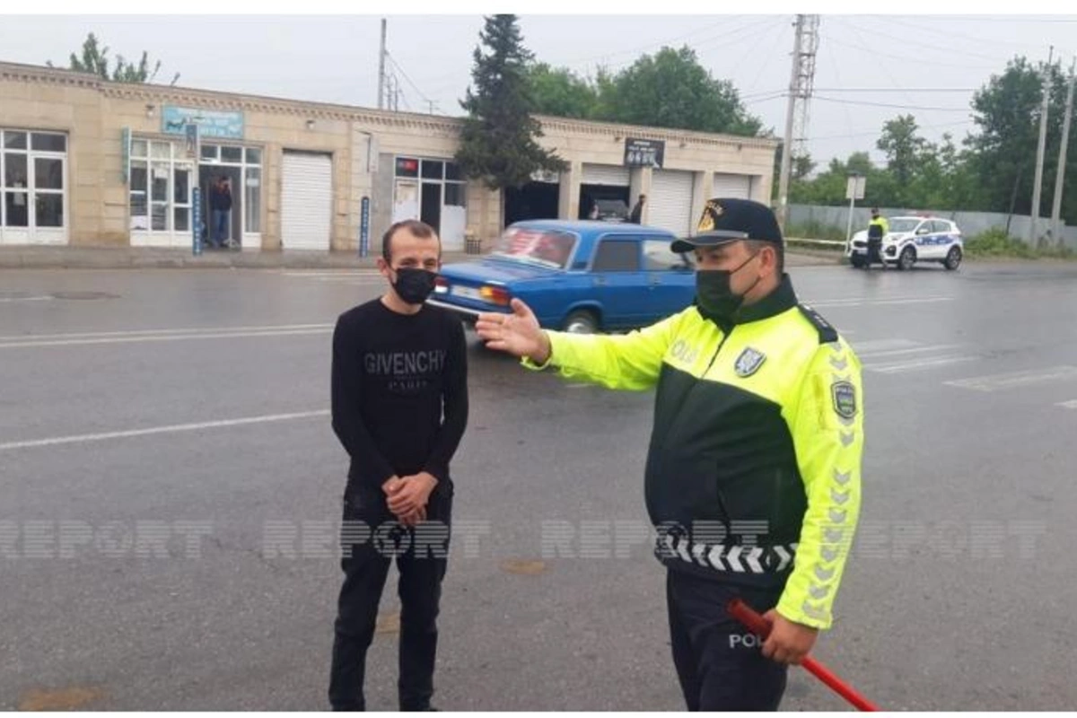 Kürdəmirdə yol polisi piyadalara qarşı reyd keçirdi — FOTO