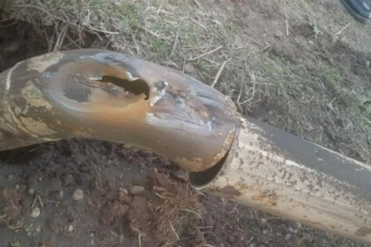 Qubada yol qəzası onlarla abonenti qazsız qoydu
