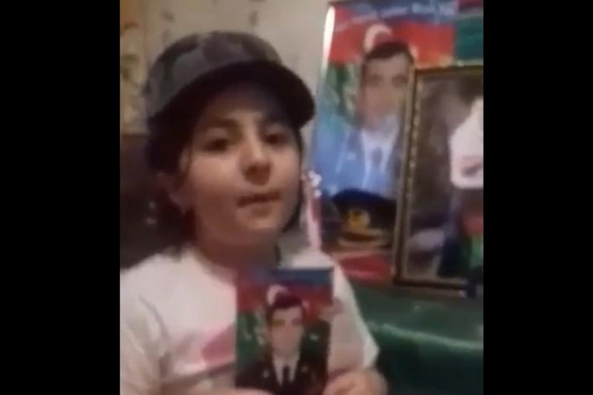 Mərhum polkovnik-leytenantın 8 yaşlı qızı Prezidentə və Birinci vitse-prezidentə müraciət etdi — VİDEO