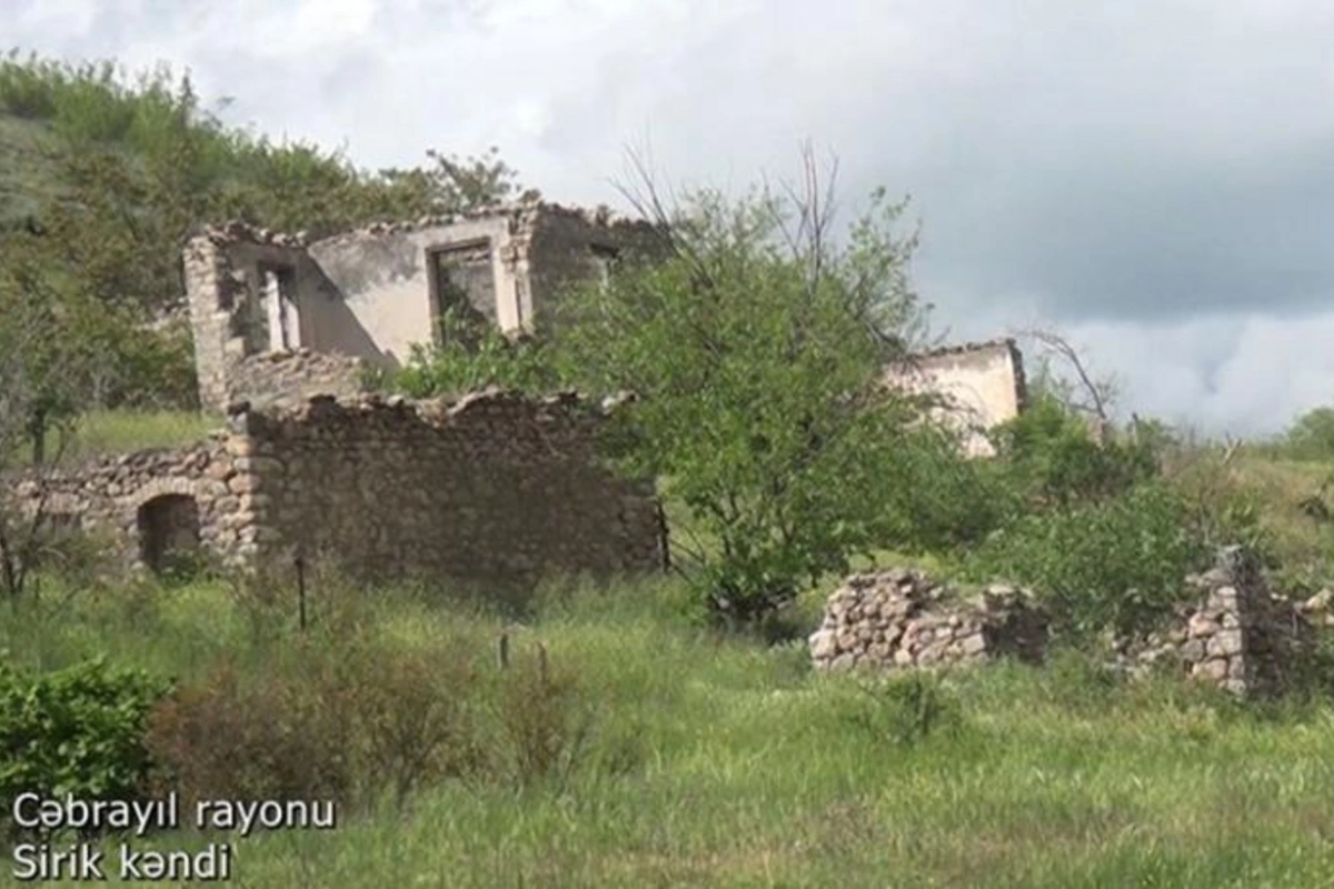 Cəbrayılın Sirik kəndindən görüntülər — VİDEO