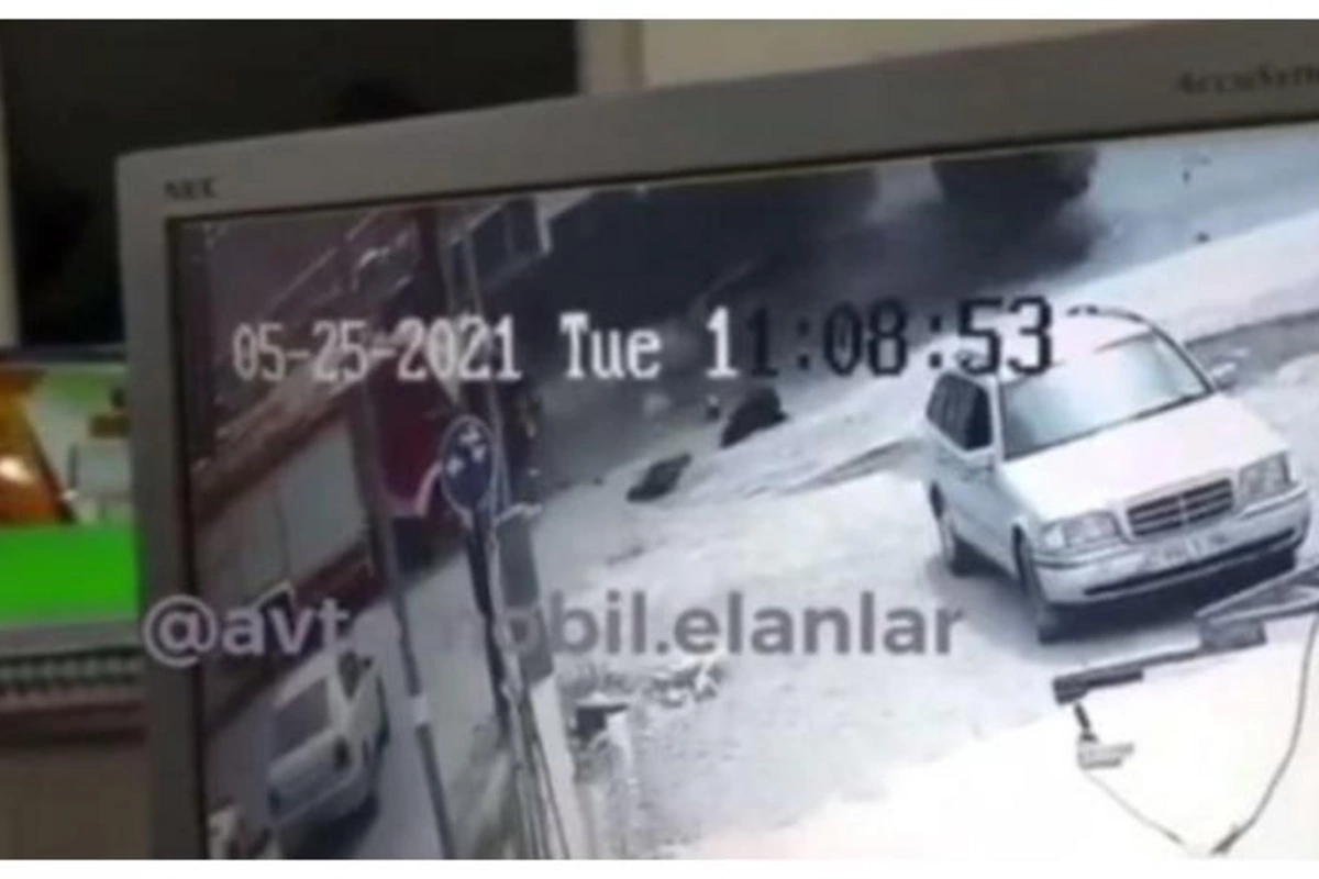 Qəzaya düşmüş FHN avtomobilinin görüntüləri yayıldı — ANBAAN VİDEO