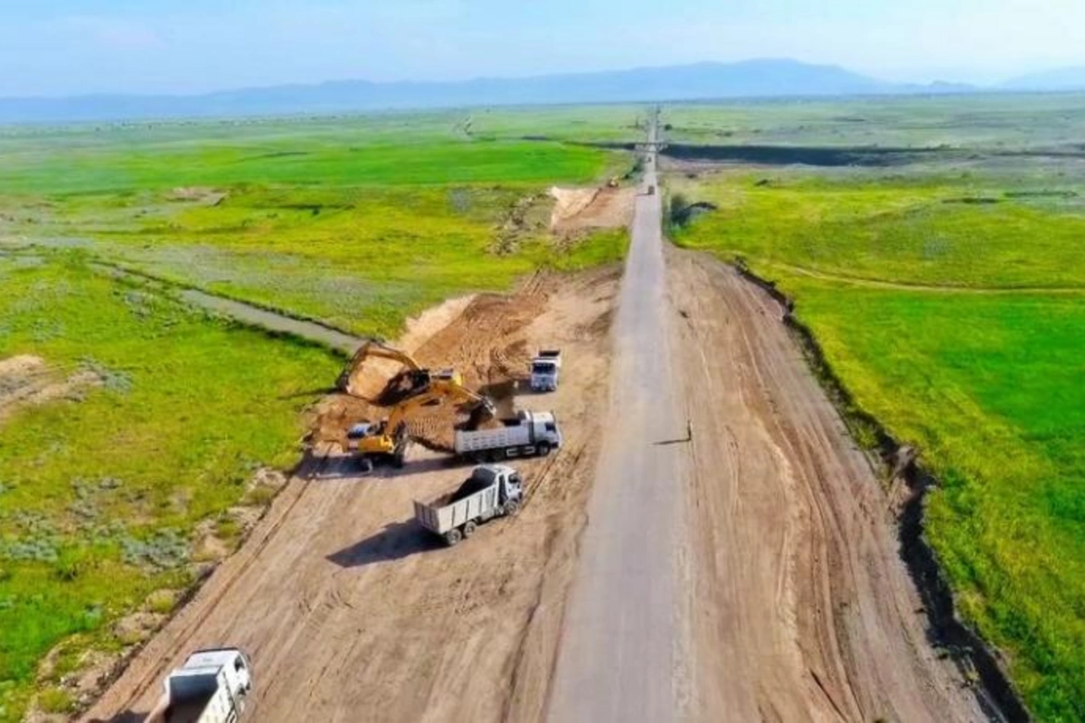 Bərdə-Ağdam avtomobil yolunun tikintisi davam etdirilir