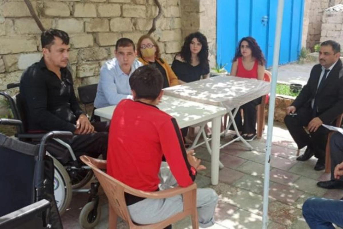 Xəzər rayonunda yaşayan qazilərimizlə görüş keçirildi — FOTOLAR