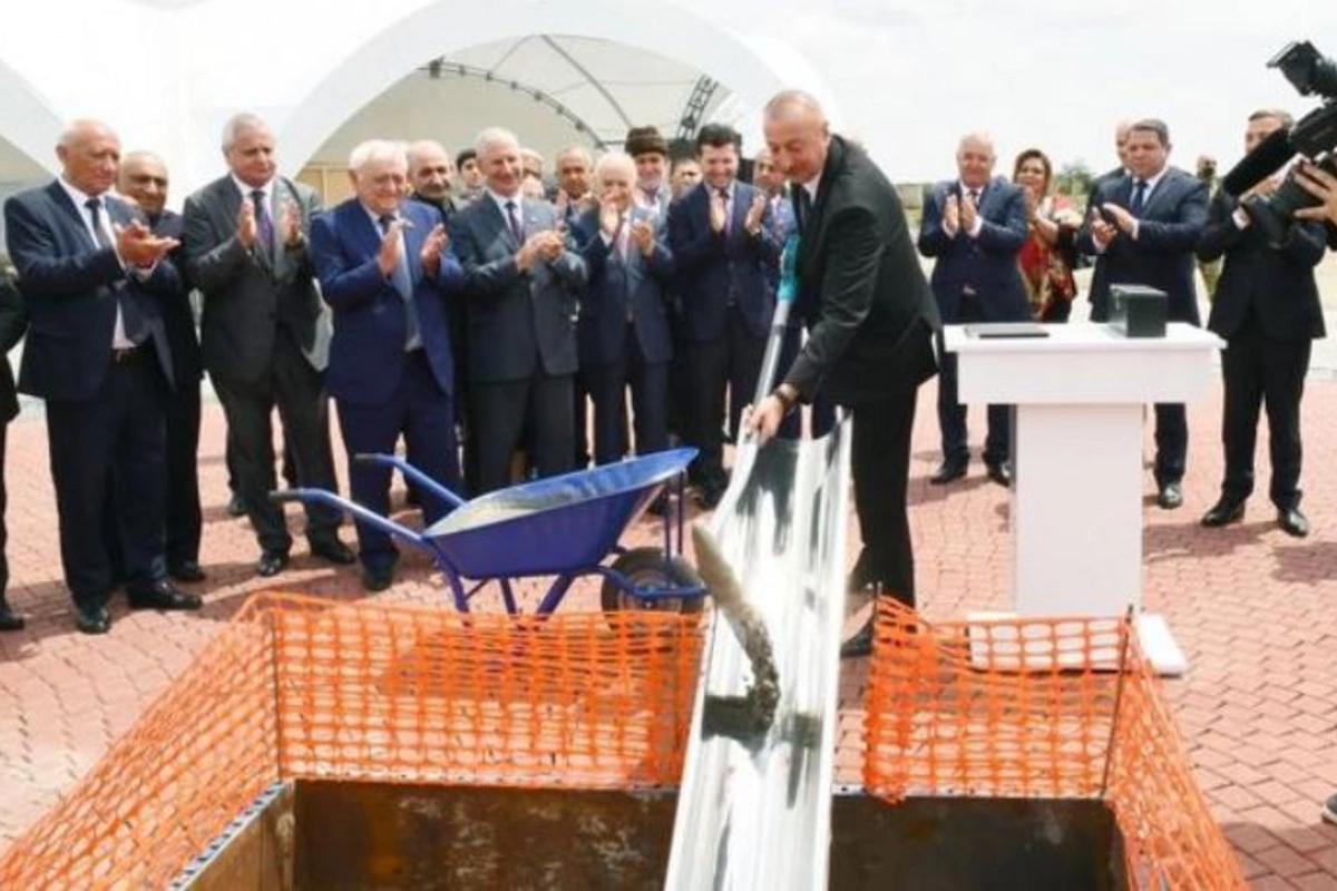 İlham Əliyev Ağdam şəhərinin bərpasının təməl daşını qoydu — YENİLƏNİB+FOTO