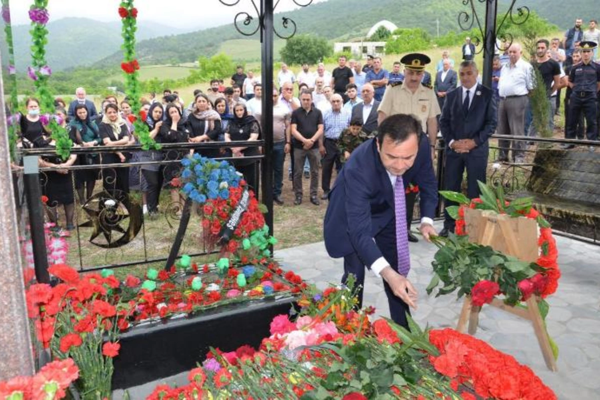 İsmayıllıdan olan şəhidin cənnətdəki ilk ad günü qeyd olundu — FOTOLAR