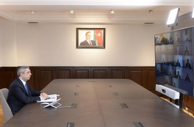 Samir Nuriyev: “Qarabağda yenidənqurma işləri ilə bağlı mühüm istiqamətlər müəyyənləşdirilib” ​ — FOTO