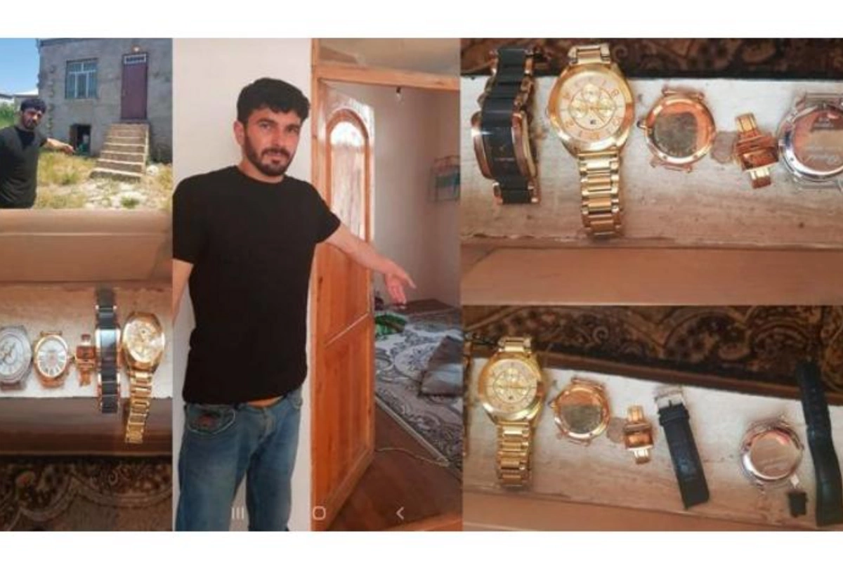 Bakıda 100 min manatlıq qol saatları oğurlandı