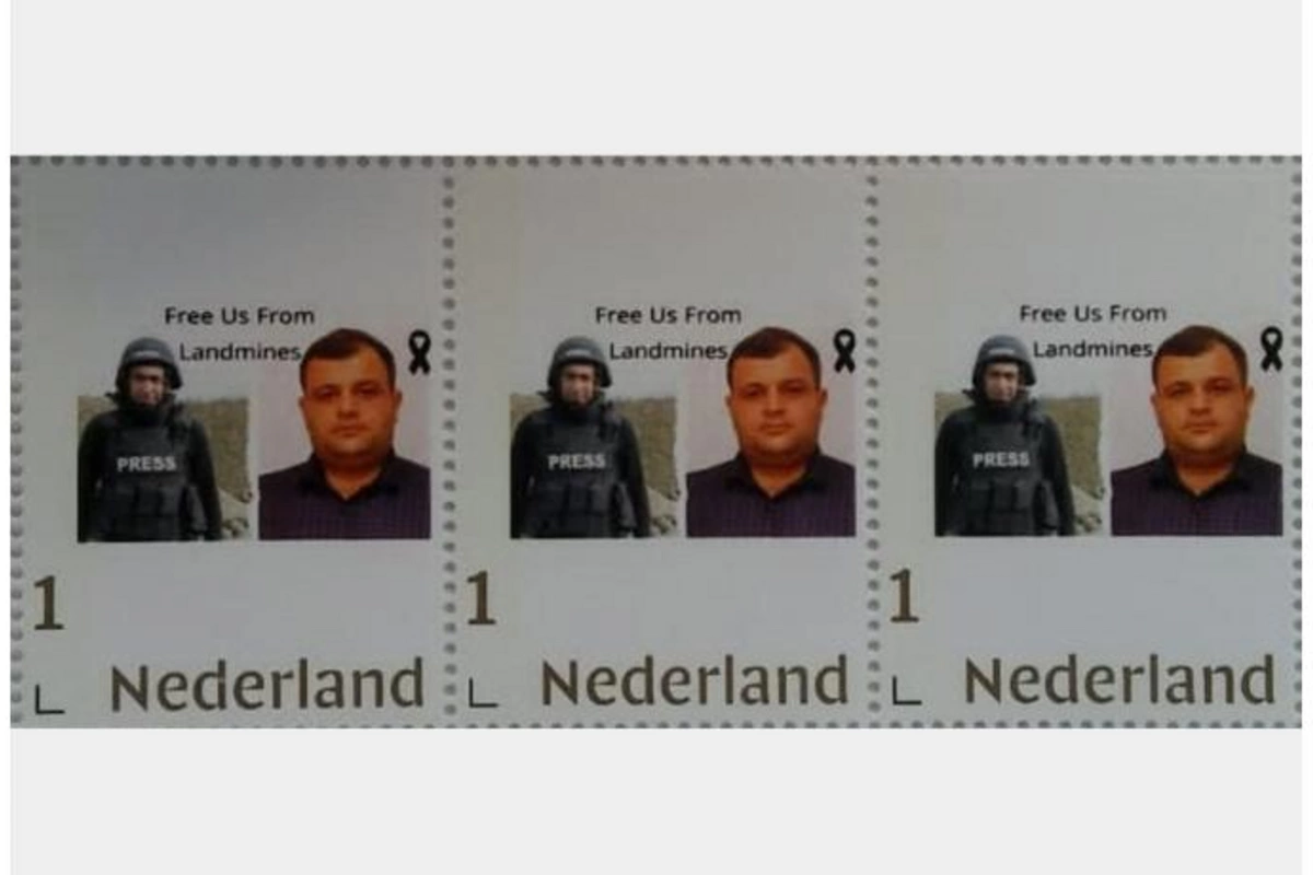 Niderlandda şəhid jurnalistlərin xatirəsinə poçt markası buraxıldı