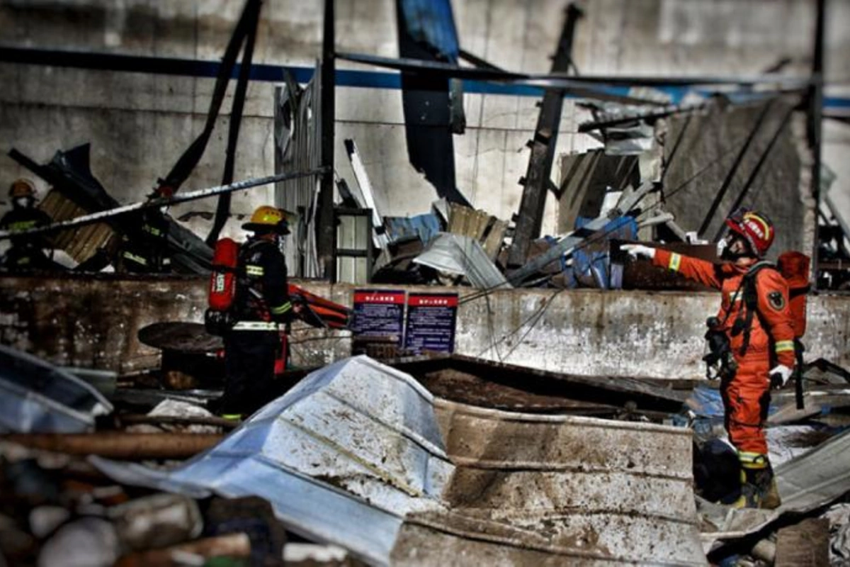 Çində bazar partladı: 11 nəfər öldü, 144 yaralı var