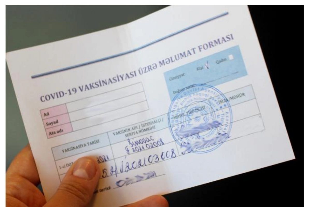 COVID pasportu olmayanların nəzərinə